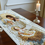 キルティングテーブルランナー - ベツレヘムの輝き