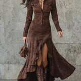 Калина | Кафява рокля